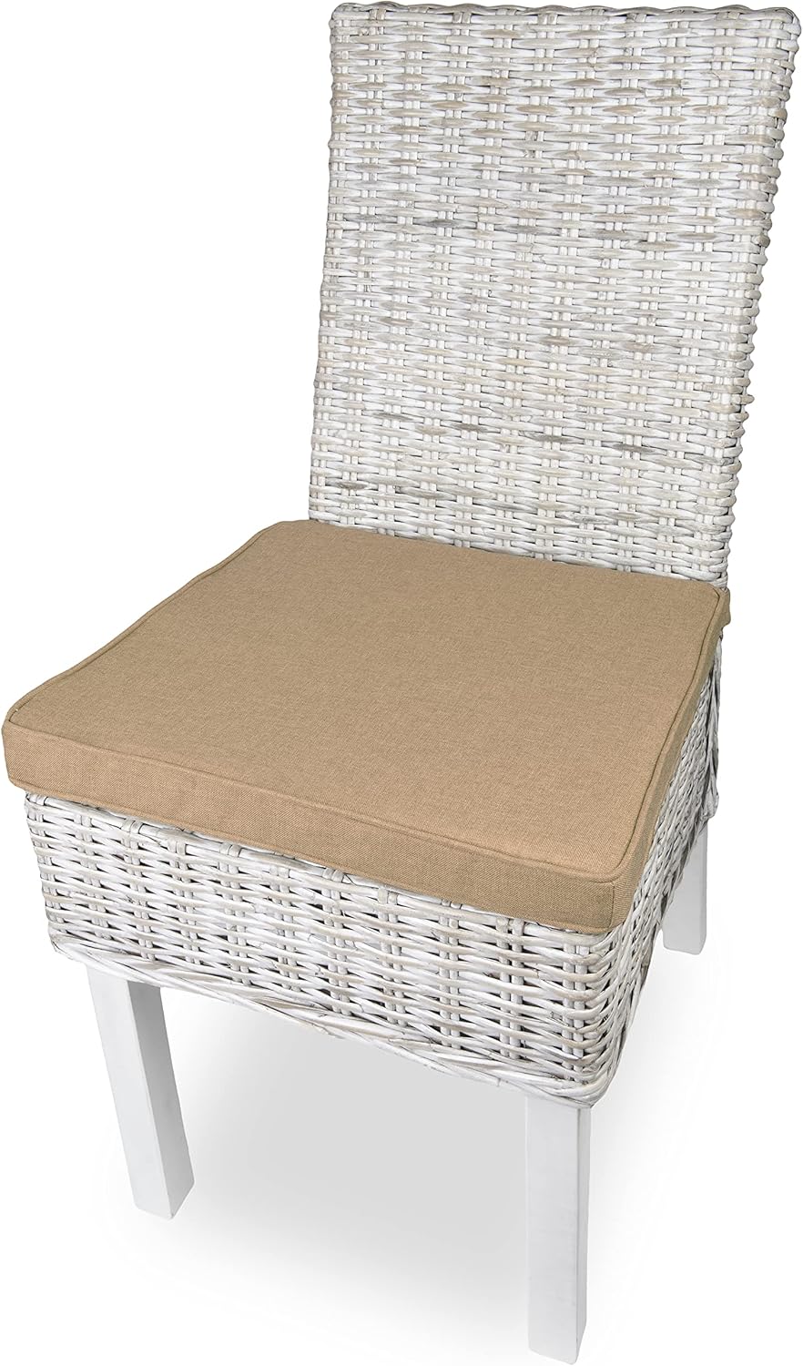 sunnypillow 4er Set Stuhlkissen 40 x 45 x 5cm | Polsterauflage Auflage für Stühle/Rattanstühle | Stu