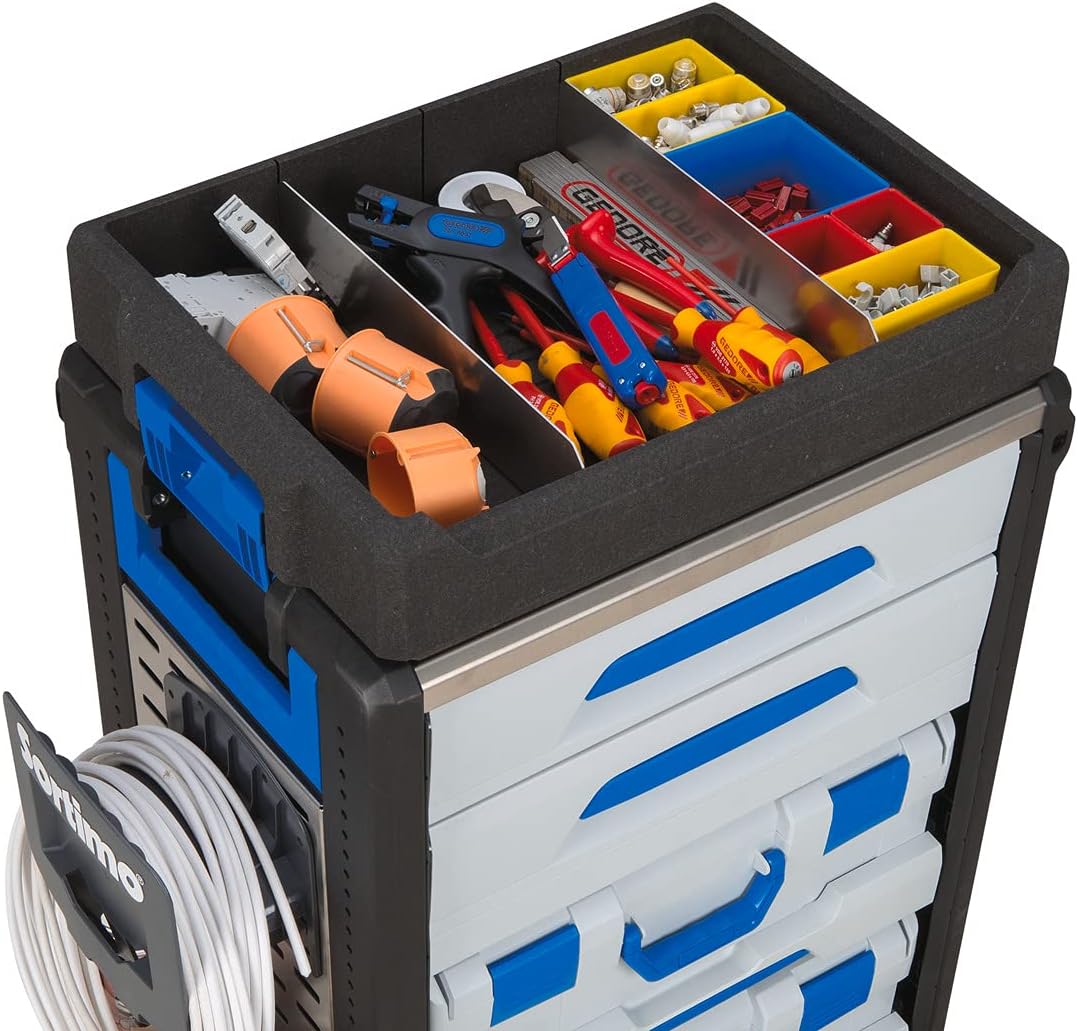 Sortimo Workmo 24-6 Werkzeugablage | passend für WorkMo Regel-Module 24-500 und 24-750 | von Wfix Wo