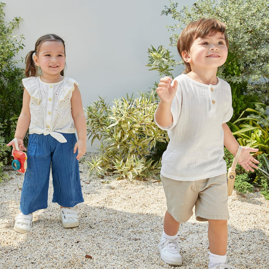 PlanToys Kinderkamera - Meine erste Kamera - Fotokamera für Kinder - Sofortbildkamera Kinder mit ver
