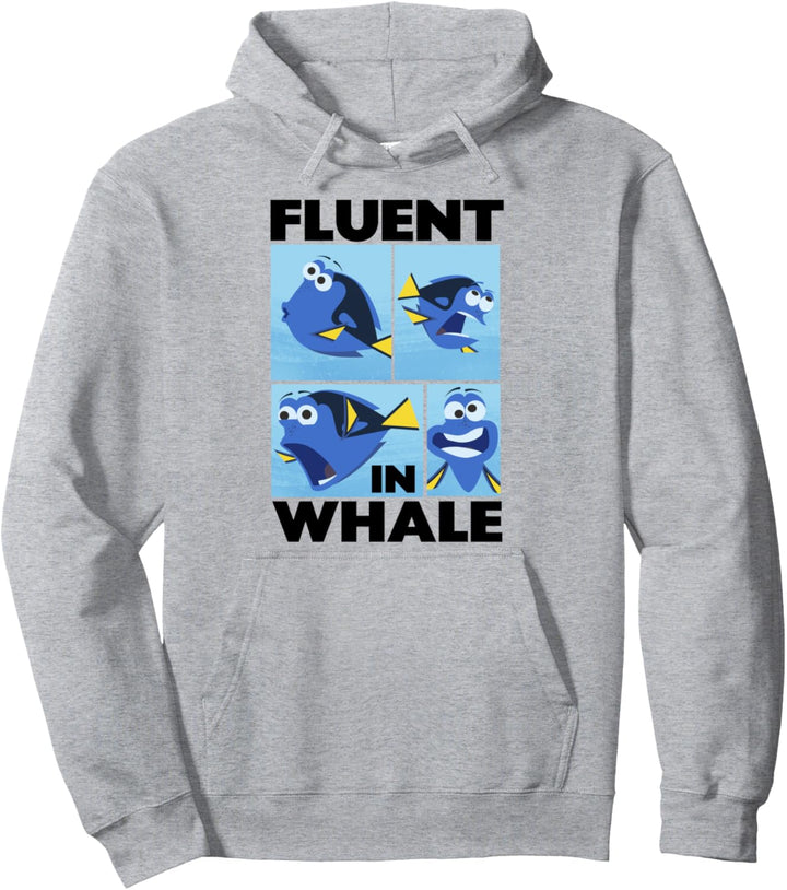 Disney Pixar Finding Dory Fluent Whale Talk Poster Pullover Hoodie