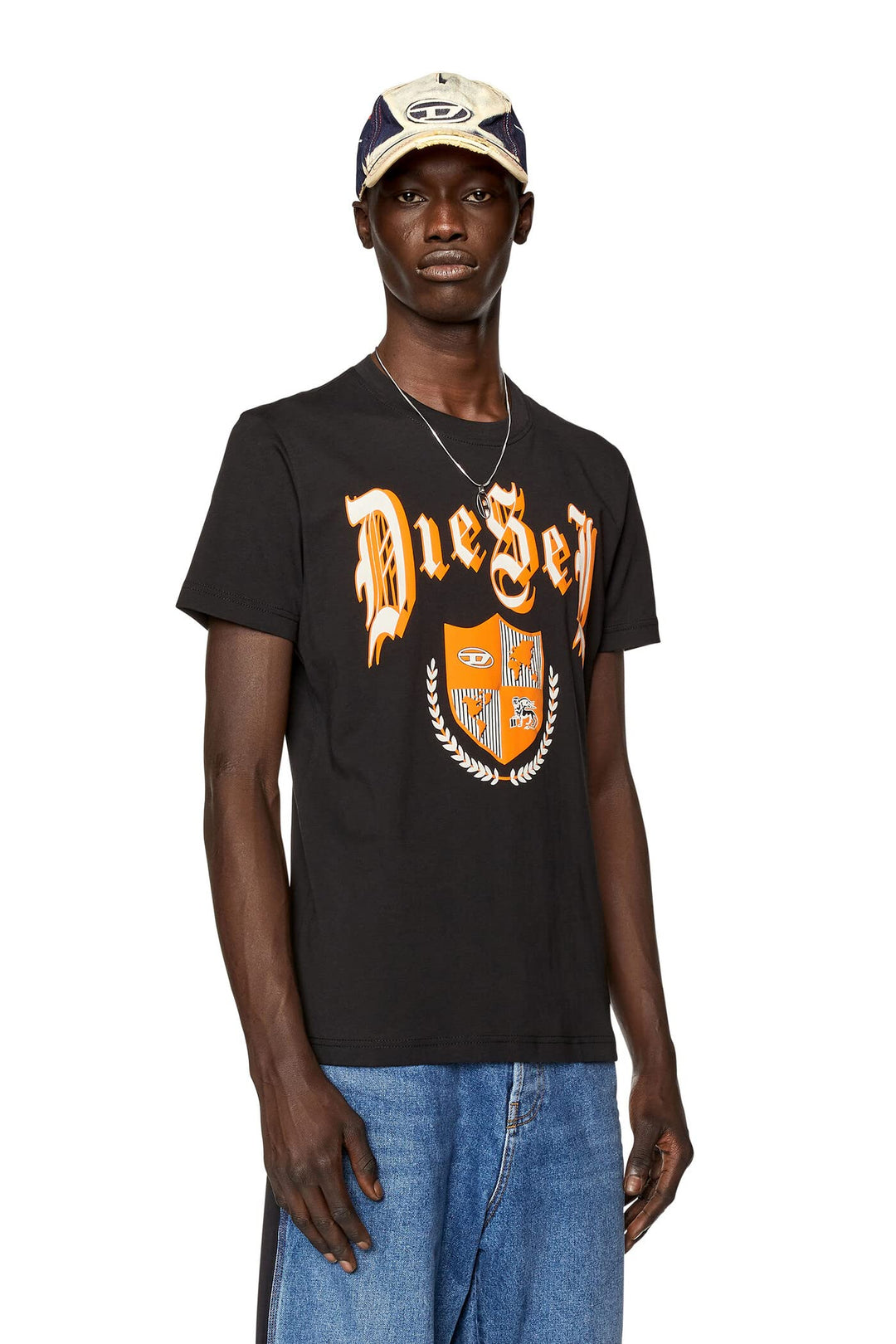 Diesel Herren T-Shirt M 9xx-0grai, M 9xx-0grai