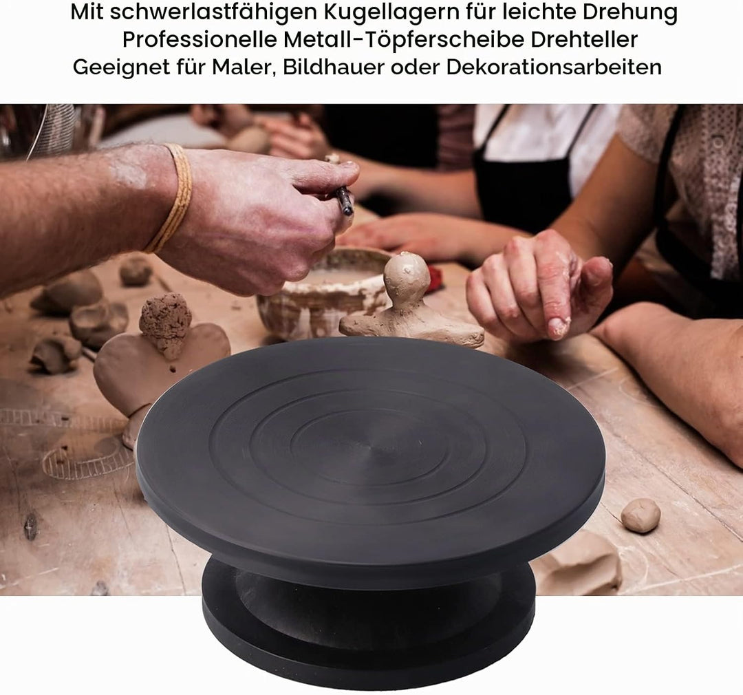 Sculpting Wheel Turntable, verstellbare robuste Töpferscheibe, einfache Drehung für Craft Clay für d