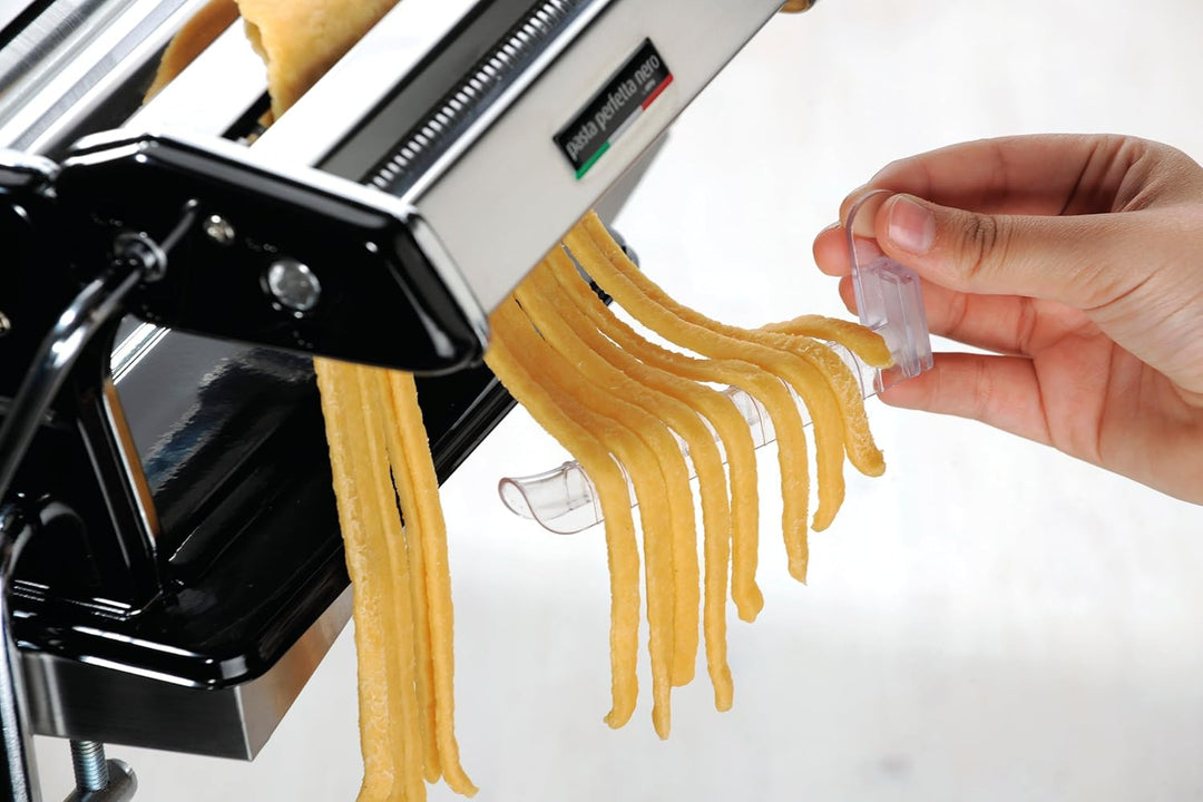 GEFU Pastamaschine PASTA PERFETTA mit GEFU Nudeltrockner CITTARE - Manuelle Nudelmaschine für Taglio