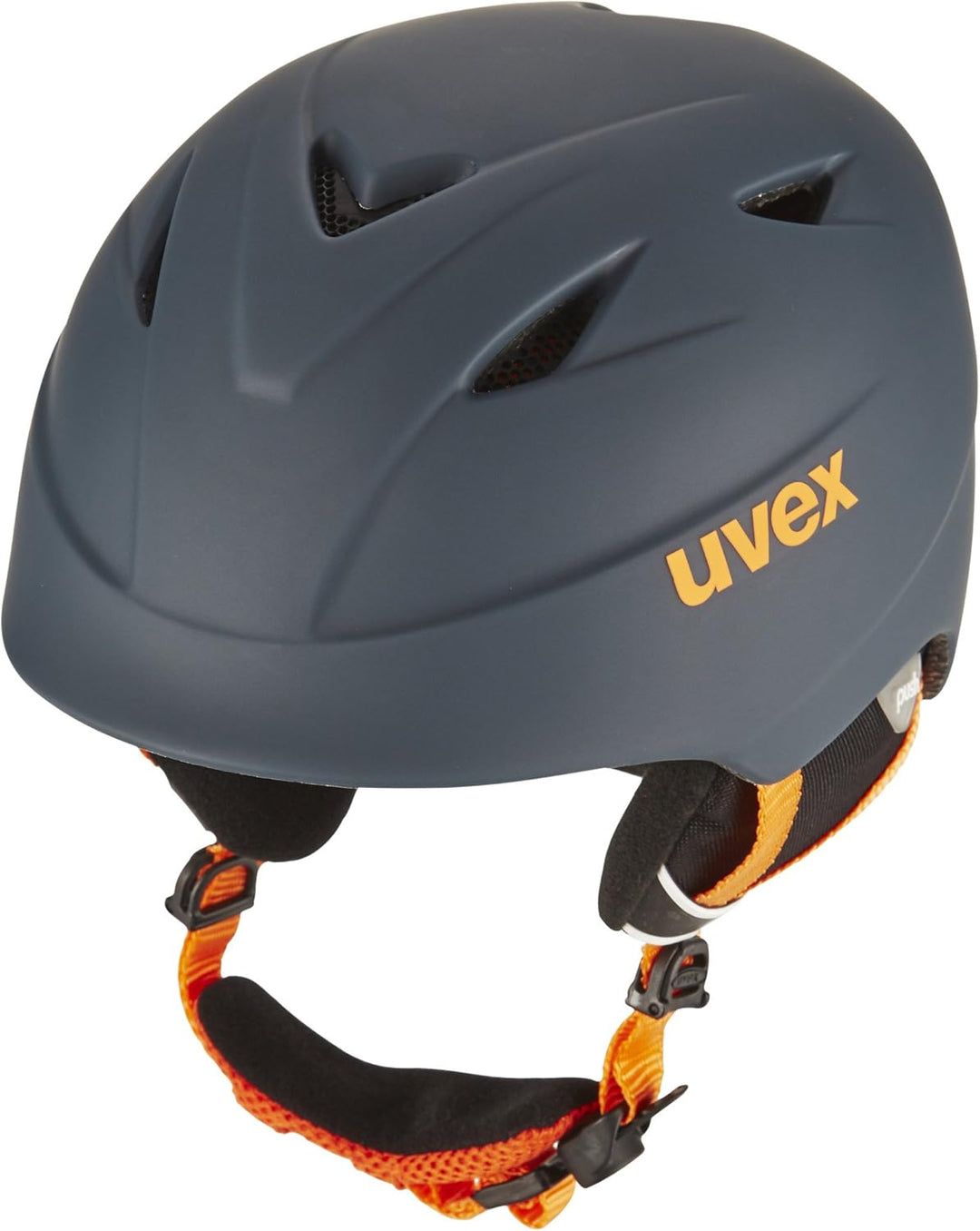 Uvex Kinder Airwing 2 Skihelm 52-54 cm titanium-orange mat, 52-54 cm titanium-orange mat