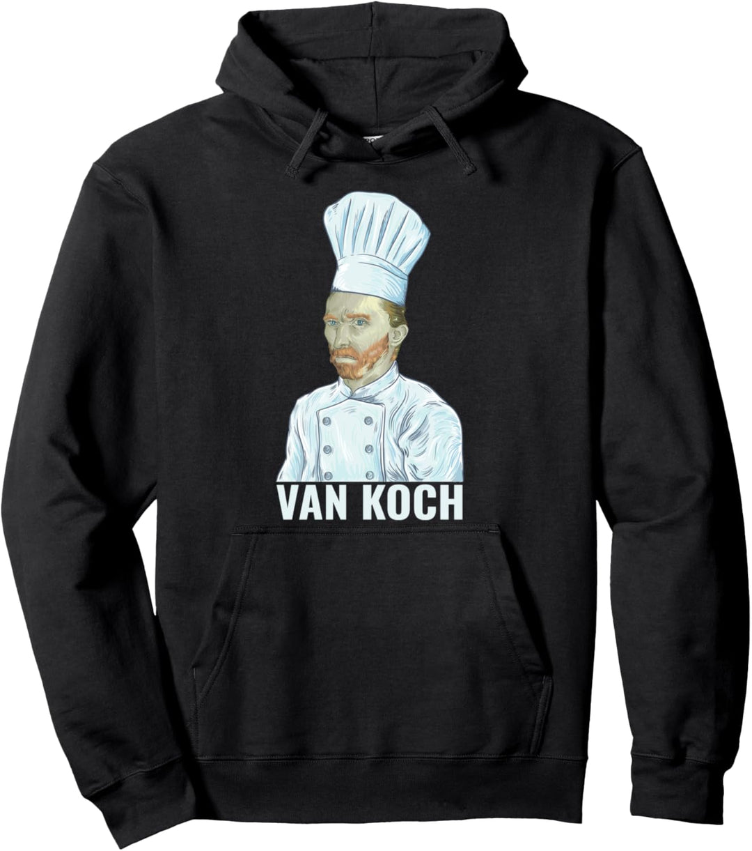 Lustiges Vincent van Koch Künstler Am Herd Kunst Pullover Hoodie
