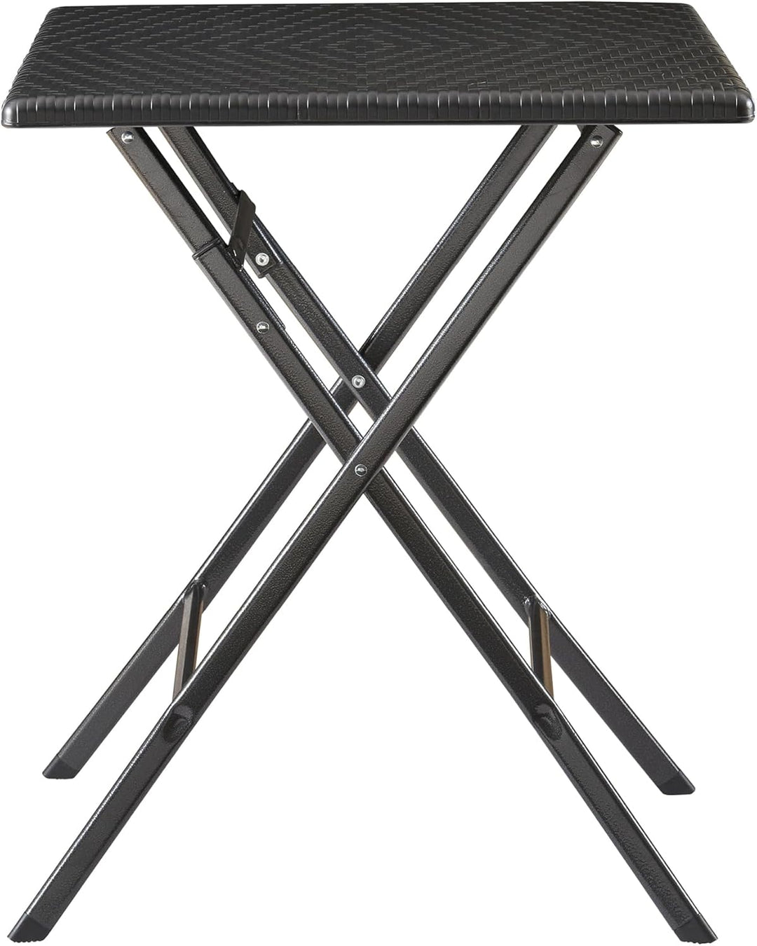 [en.casa] Klapptisch Mark Gartentisch Campingtisch klappbar 61,5 x 61,5 x 73 cm quadratisch Picknick