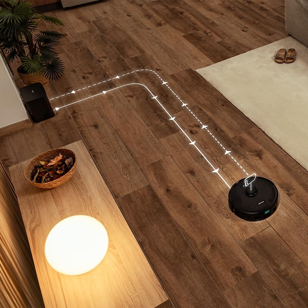 Cecotec Saugroboter und Wischroboter mit Selbstentleerungsstation Conga Y50 X-Treme. Lasernavigation