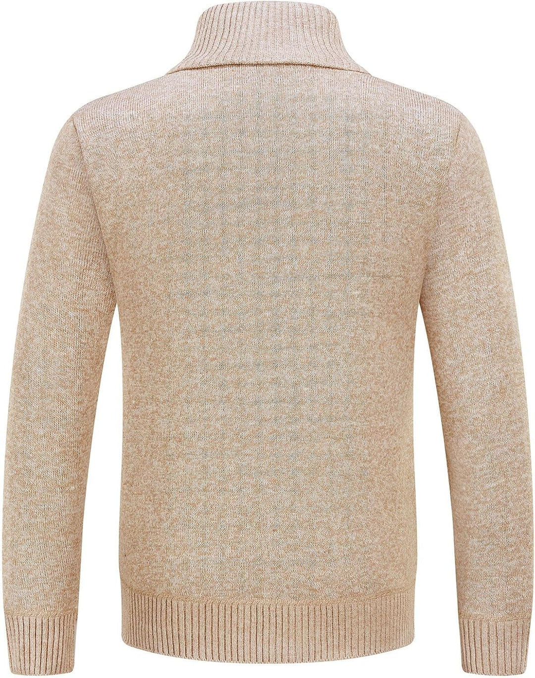 KUDORO Strickjacke Herren Cardigan Trachtenjacke mit Reissverschluss Gestrickt Wintermantel Strickja