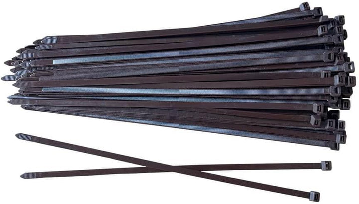 BeBo Kabelbinder Braun 9.0 x 780 mm I 100 Stück stabil & vielseitig für den Innen & Aussenbereich I
