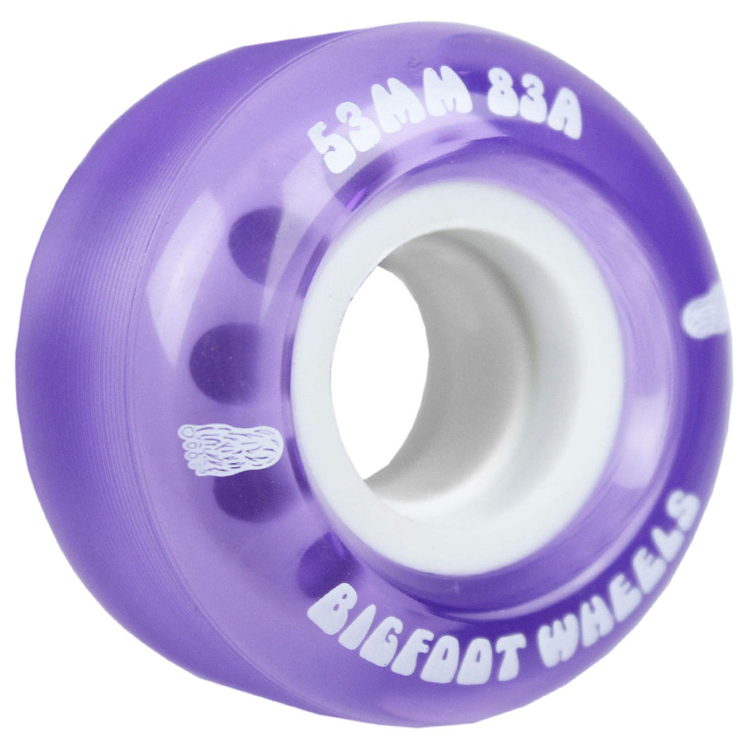 Bigfoot Wheels Cruisers Bigfoot Skateboard, 53 mm, 83 A, weiche Cruiser-Filmer-Räder, 53mm Violett