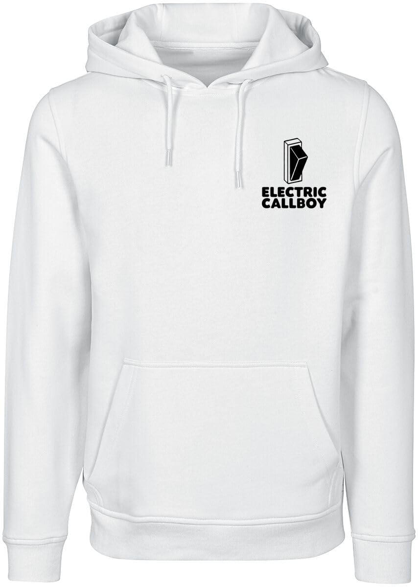 Electric Callboy Hypa Hypa Switch Männer Kapuzenpullover weiss Band-Merch, Bands XXL Weiss, XXL Weis