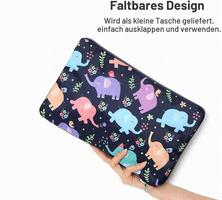 Arxus Grosse Faltbare Reisetasche Tragen Sie die Reisetasche am Wochenende über dem Gepäck mit Schul