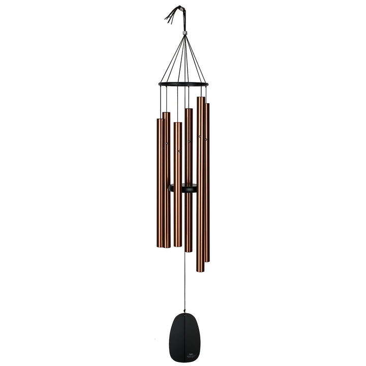 Woodstock Windspiel Bells of Paradise, Braun, 111,7 cm Bronze 111,7 cm, Bronze 111,7 cm