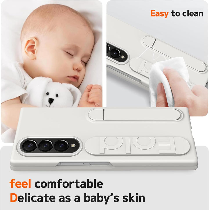 NINKI Kompatibel mit Samsung Galaxy Z Fold 3 hülle Armband Case mit Kickstand Galaxy fold 3 Wristban