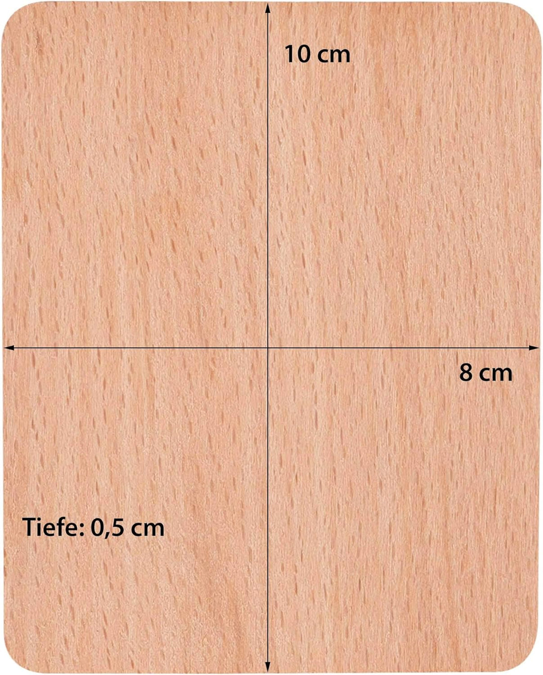Holz Untersetzer für Raclette Pfännchen