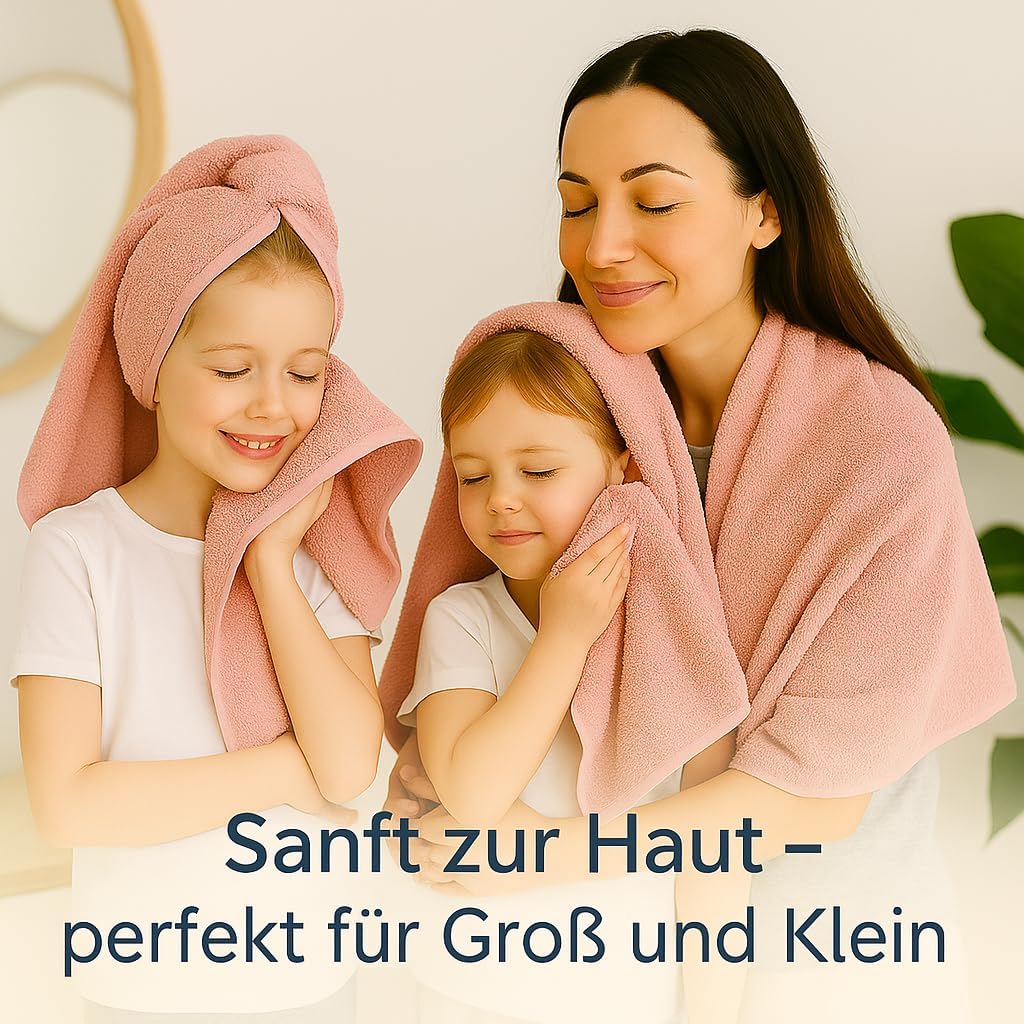 Betz 12 TLG. Handtuch Set Berlin 100% Baumwolle 2 Liegetücher 4 Handtücher 2 Gästetücher 2 Seiflappe