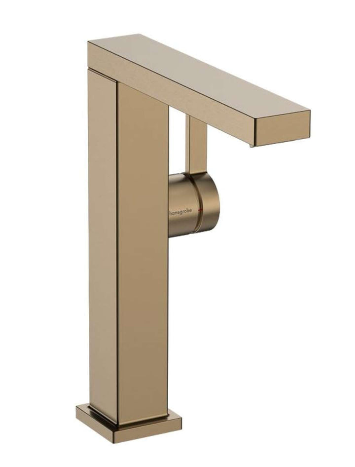 hansgrohe Tecturis E - Waschtischarmatur mit Push-Open Ablauf, energiesparend (CoolStart), Wasserhah