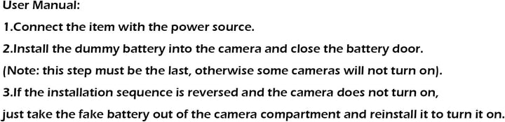 HangTon Power Bank 5V USB zu NP-FZ100 Dummy-Akku für Sony A9 A7R3 A7M3 A7S3 A7III A7RM3 A7RM4 A7SM3