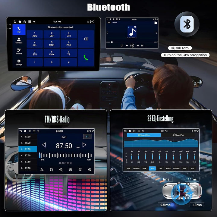 Für Suzuki Swift 2011-2017, CAMECHO 4+128G Android 15 Autoradio, 9 Zoll Radio mit Rückfahrkamera Wir