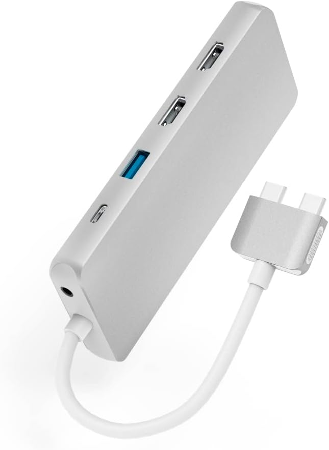 Hama USB C Hub 12 Ports Dockingstation für Apple MacBook Pro/Air (2x HDMI, 1x VGA, 4x USB-A, 1x USB-