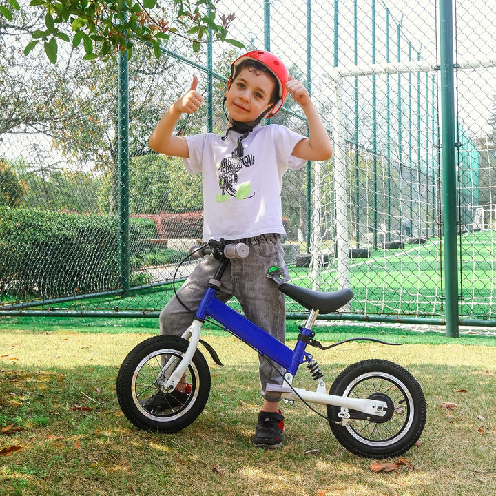 YBIKE Laufrad 2 in1, kinderfahrrad Mit Pedalen, Stossdämpfern, Schutzblechen,12 14 Zoll laufräder Ge