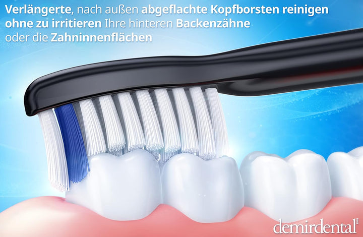 8er demirdental Ersatzbürsten passend für Philips Sonicare, Extra Soft Aufsätze &amp; Aufsteckbürsten, e