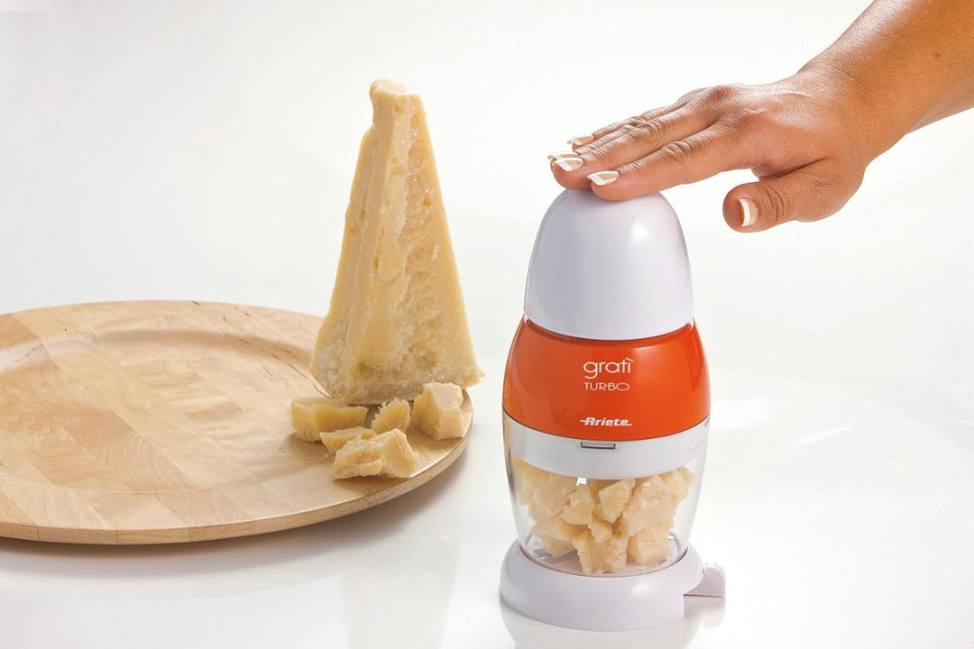 DeLonghi Ariete 439 Grati Turbo Käsereibe und Chopper mit Behälter / 200