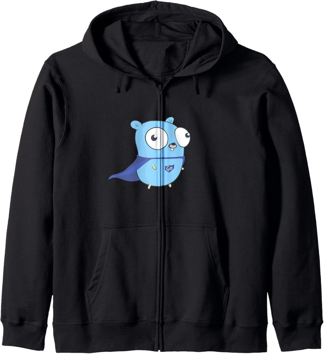 Entwickler Go Super Golang Kapuzenjacke