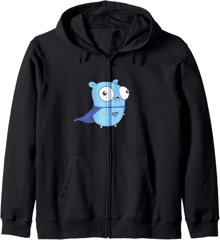 Entwickler Go Super Golang Kapuzenjacke