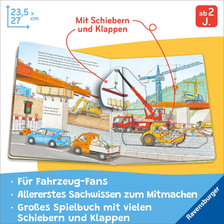 Aufladen - Abfahren: Auf der Baustelle, Pappband