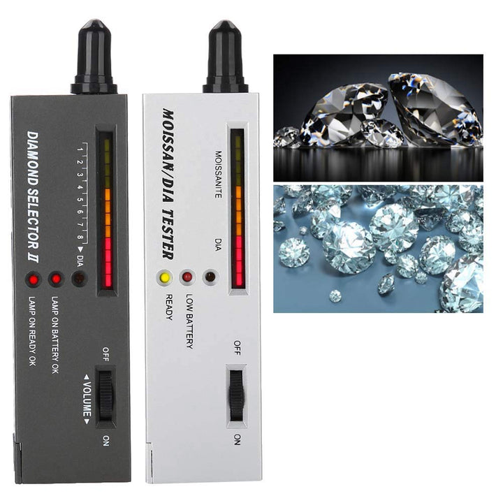 Emoshayoga Gold Testing Kit, Gold Tester Diamond Tester Grüner Indikator für Schmuck Diamant Moissan