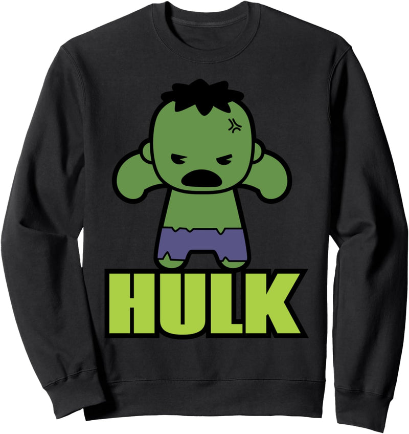 Marvel Hulk The Incredibly Cute Kawaii Pose Sweatshirt