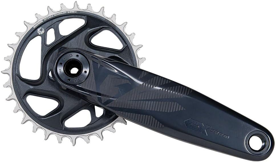 Sram GX Eagle 1x12s Schaltgruppens, Silber