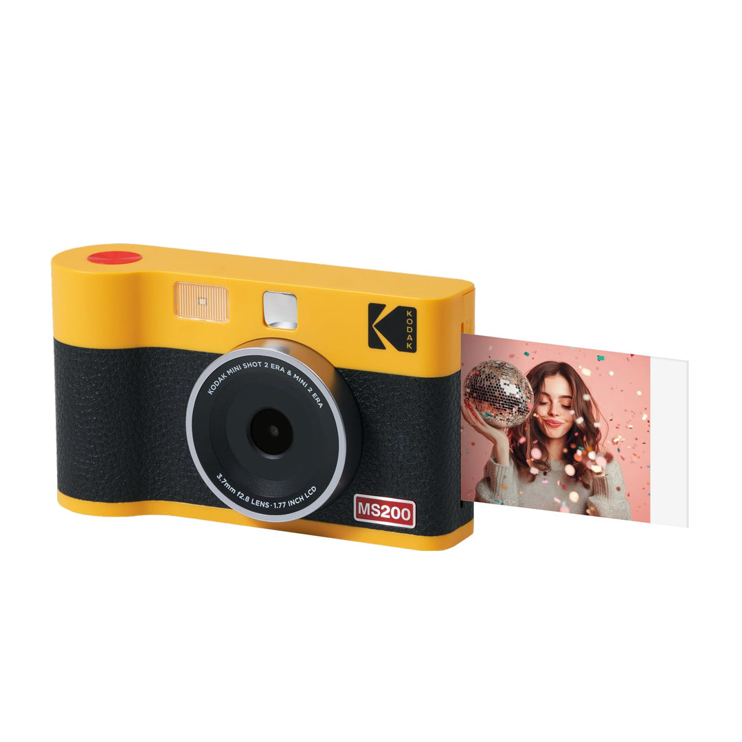 Kodak Mini Shot 2 ERA 4PASS 2-in-1 Sofortbildkamera und Fotodrucker (5,3x8,6cm) (Fotodrucker + 8 Bla