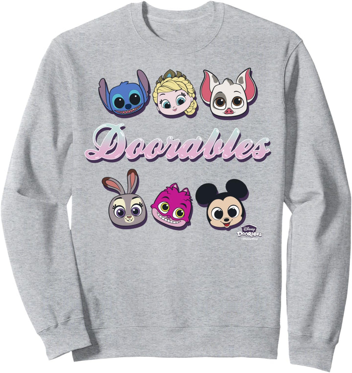 Disney Doorables Group Shot Face Portraits Sweatshirt