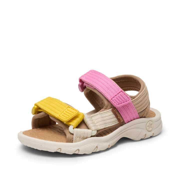 Bisgaard Unisex Kinder NicoSandal 34 EU Yellow Pink, 34 EU Yellow Pink