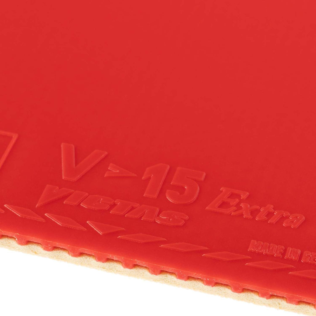 Victas V>15 Extra Tischtennisgummi rot MAX, rot MAX