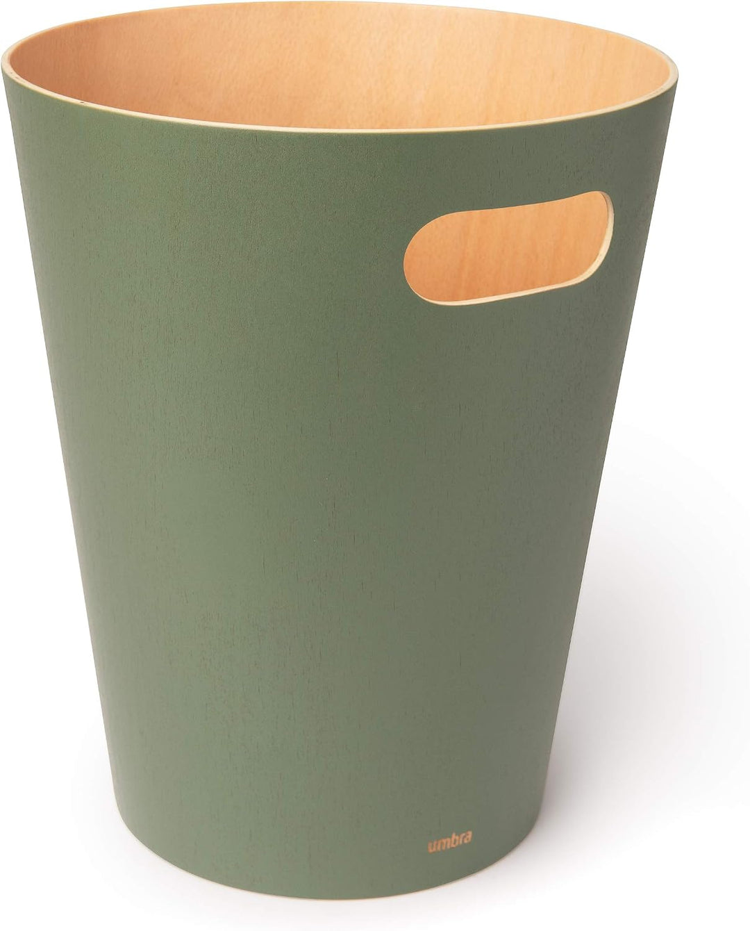 Umbra Woodrow Abfalleimer Holz, 7, 5l, Salbeigrün, Salbeigrün