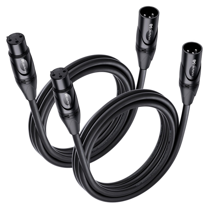 Cable Matters Premium XLR-auf-XLR-Kabel, männlich auf weiblich, Mikrofonkabel aus sauerstofffreiem K