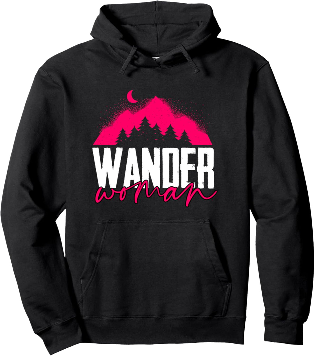 Wander Women Wanderin Berge Natur Klettern Wandern Geschenk Pullover Hoodie