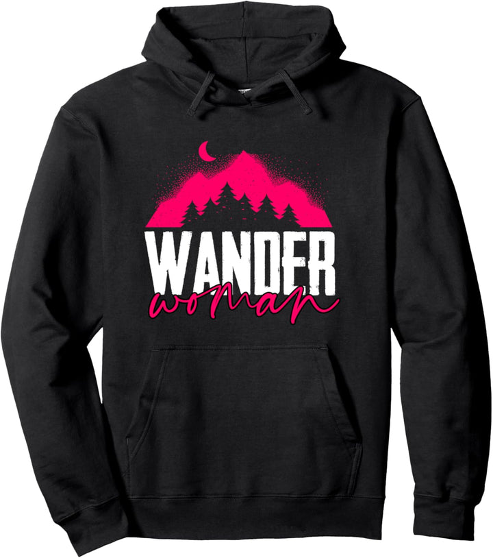 Wander Women Wanderin Berge Natur Klettern Wandern Geschenk Pullover Hoodie