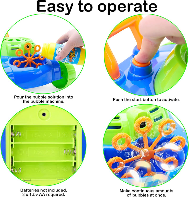 Toyland® Lawn Bubble Mower Rasenmäher zum Mitschieben - Spielzeug für draussen & zum Spielen im Gart