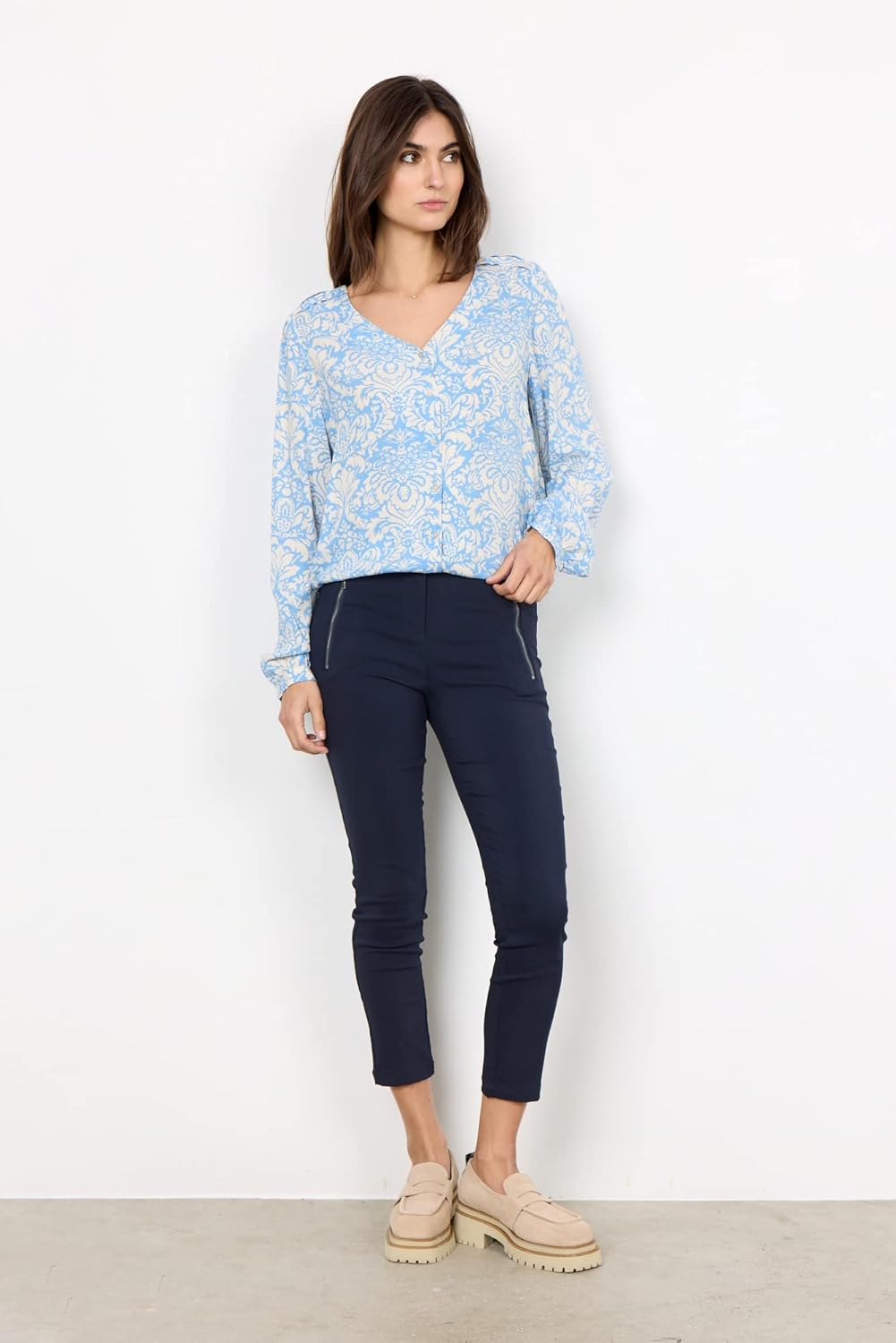 SOYACONCEPT Damen Blouse XS Blau, XS Blau
