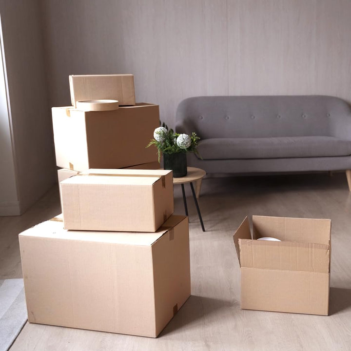 Only Boxes, Packung mit 25 Versandkartons zur Aufbewahrung von Versandkartons, einfacher Kanal, vers
