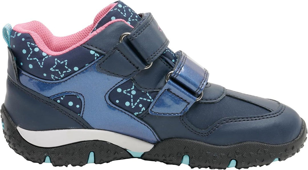 Geox Mädchen J Baltic B Girl ABX Low-Top 24 EU Navy Watersea, 24 EU Navy Watersea