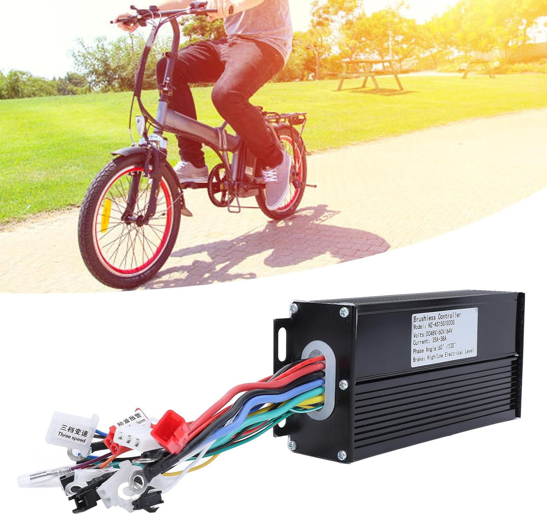 Brushless Motor Controller, 48V 60V 64V 1000W Bürstenloser Motor Controller für Elektrofahrrad Elekt