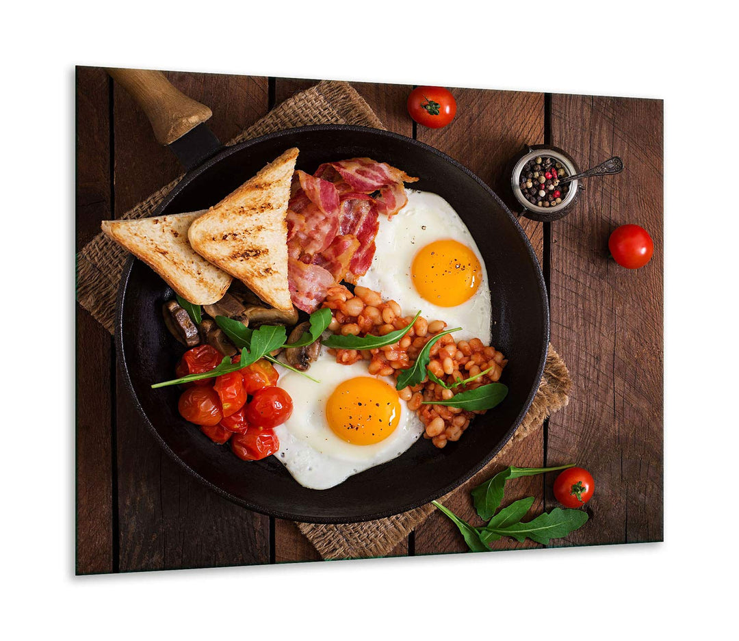TMK ArtDeko Herdabdeckplatte 1 Teilig 60x52 cm - Spritzschutz Herdabdeckung – Herdschutz aus Sicherh
