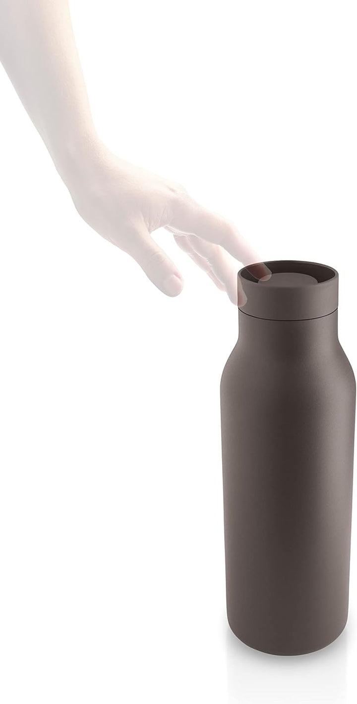 EVA SOLO | Urban Isolierflasche 0,5l |Kaltes Wasser für lange Zeit | Chocolate 0,5l Chocolate, 0,5l