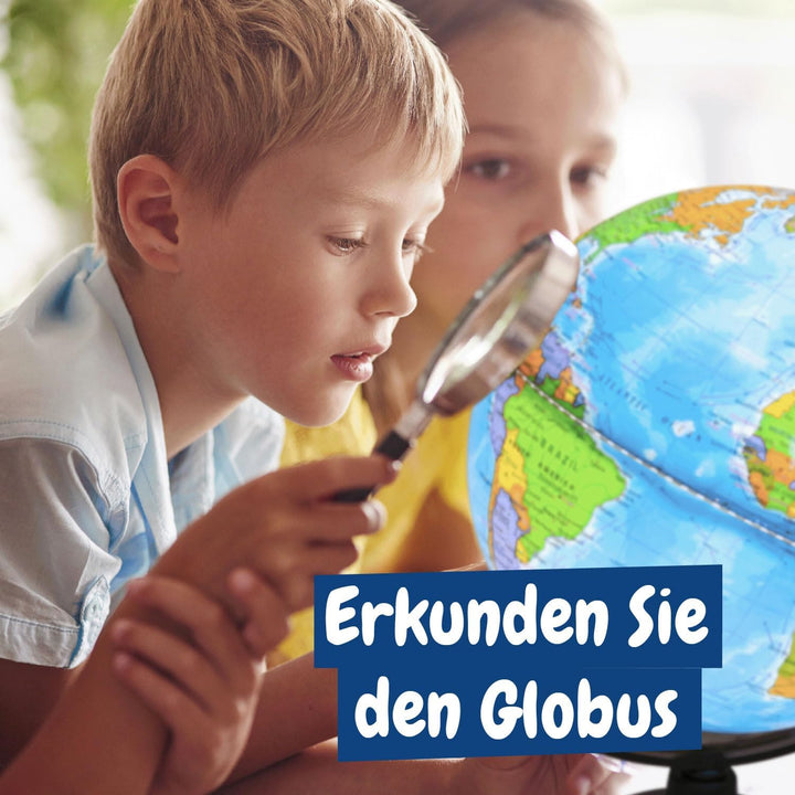 Science4you Globus Beleuchtet für Kinder +8 Jahre - Interaktiver Globus und Kinderatlas: Globus Deko