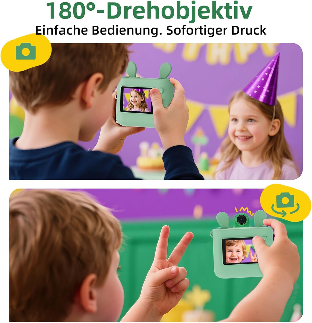 ORGSTA Kinderkamera Sofortbildkamera Digitalkameras Kinder Kameras Personalisierte Spielzeug Geschen